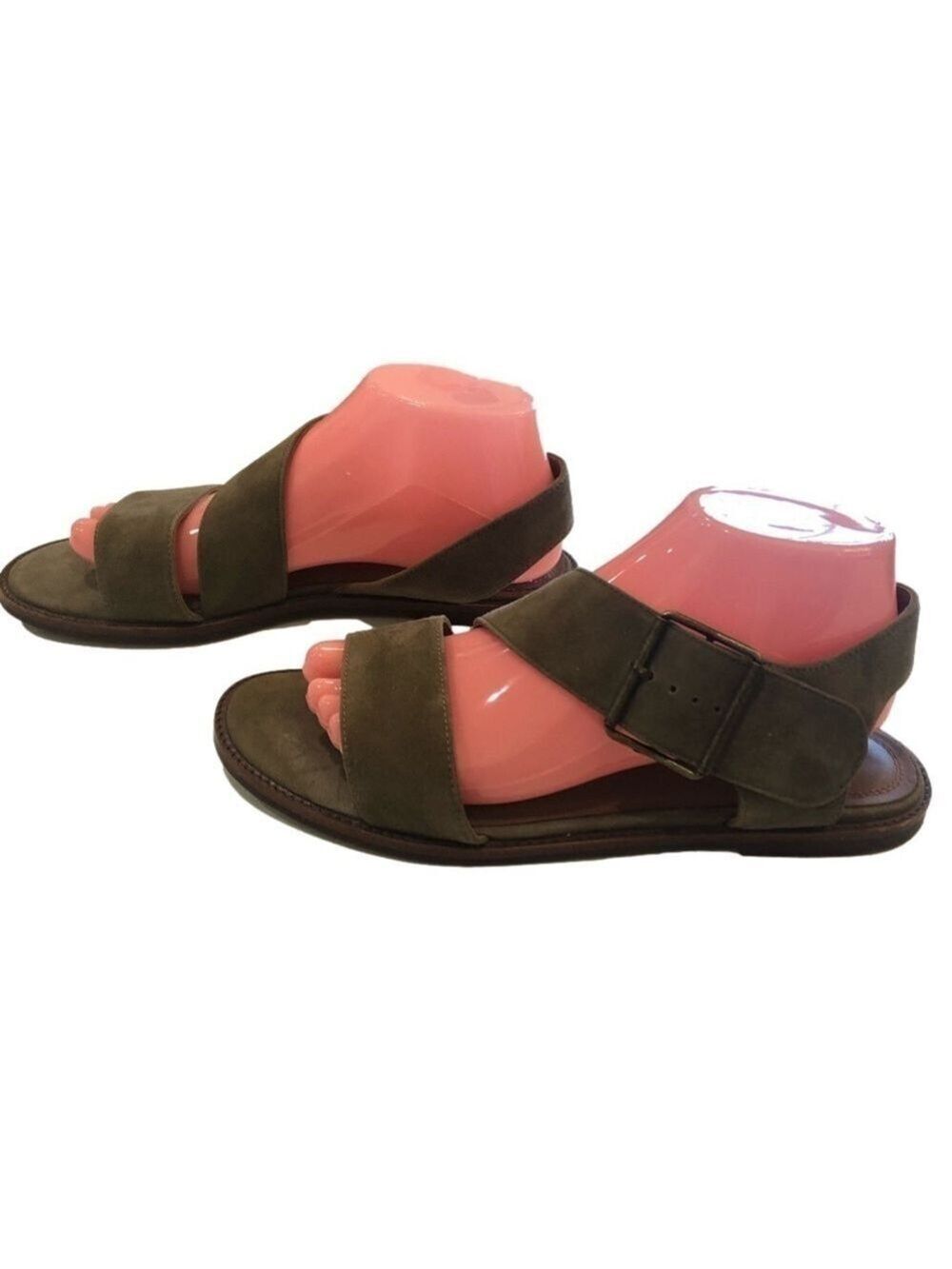 Nordstrom Signature Aldina Strappy Size38.5 (approx. 8.5) tan suede sandals